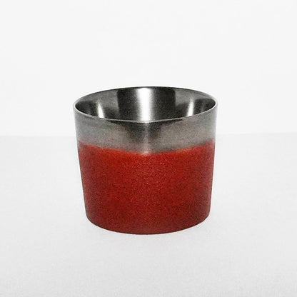 漆器　銀彩カップ（朱）