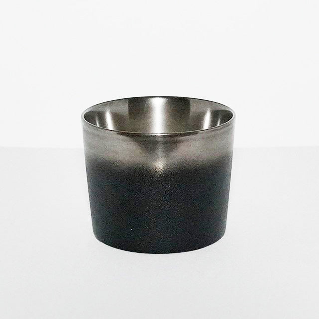 漆器　銀彩カップ（黒）