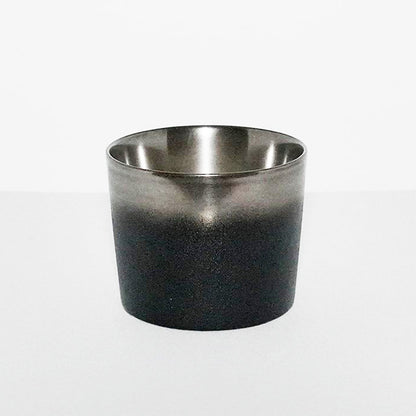 漆器　銀彩カップ（黒）