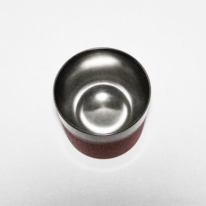 漆器　銀彩カップ（朱）