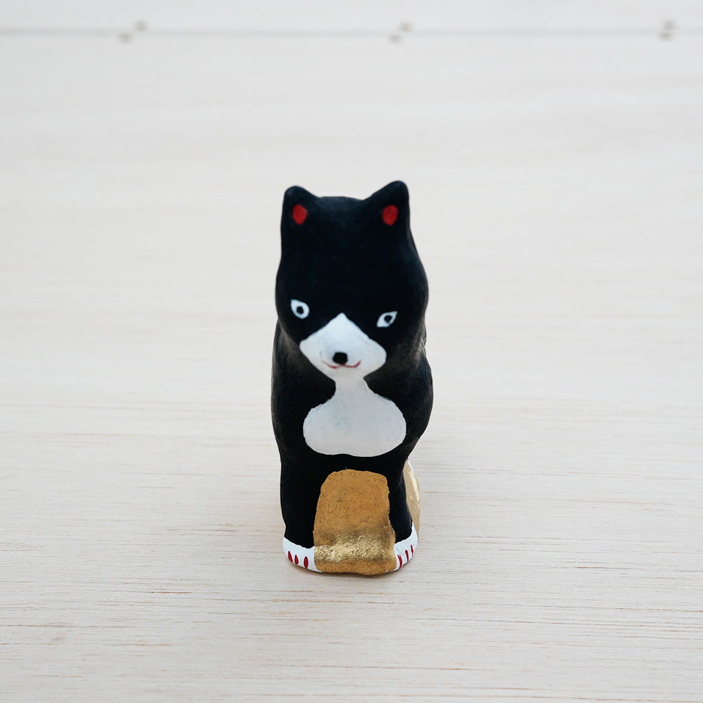 八橋人形　秋田犬 (黒毛)