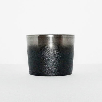 漆器　銀彩カップ（黒）