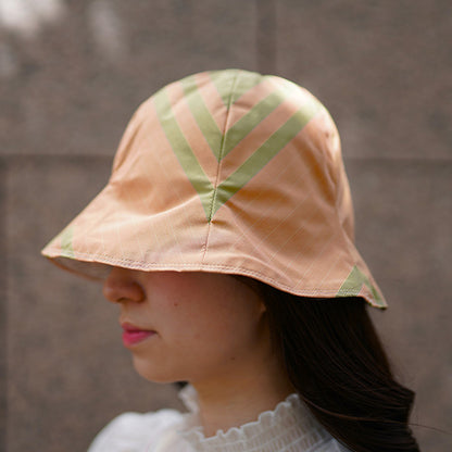 秋田八丈　帽子（黄八）