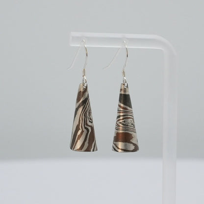 杢目銅　ピアス cornet