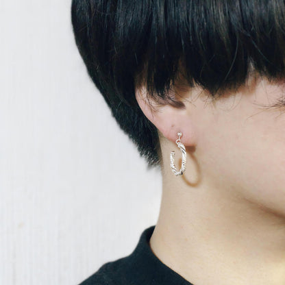 銀線細工　ピアス なぎさ