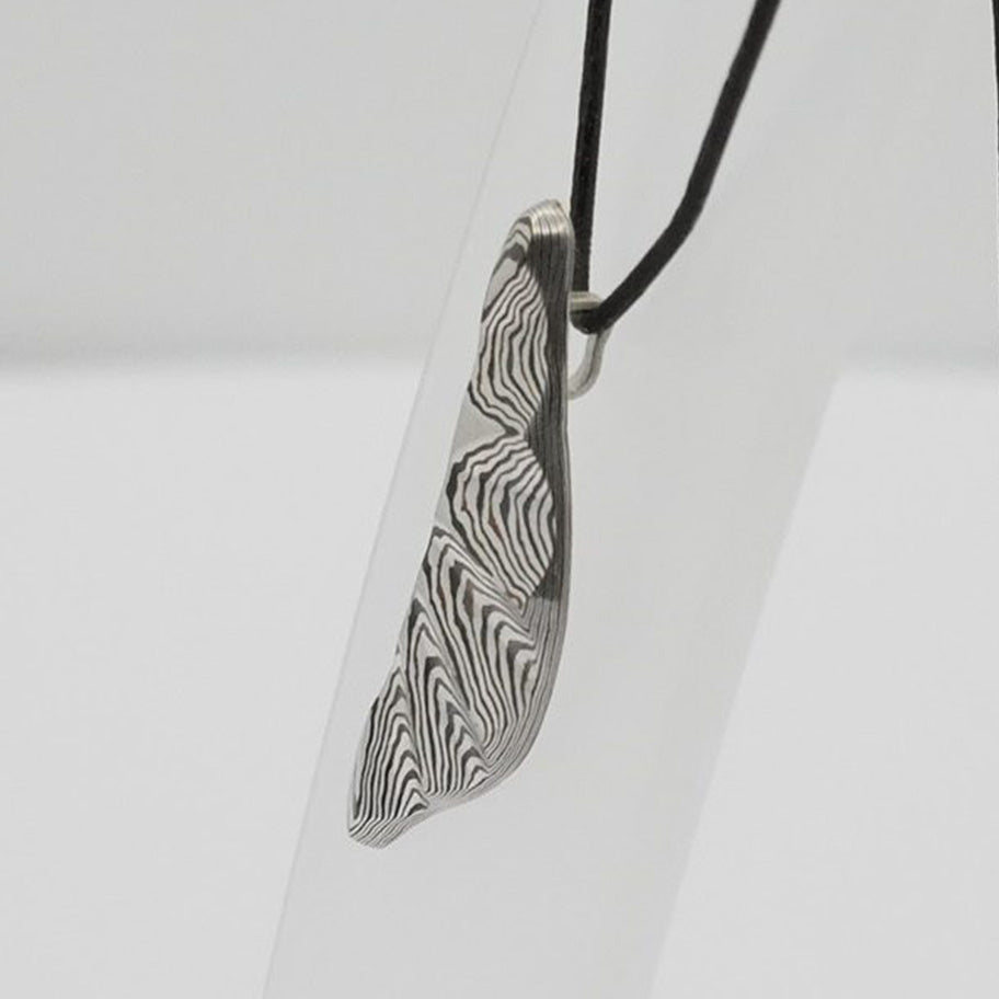 杢目銅　ペンダント shell